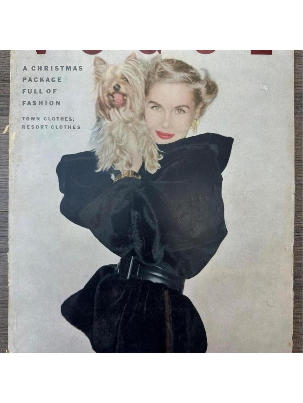 December 1952 issue of Vogue magazine. photographed by Clifford Coffin.